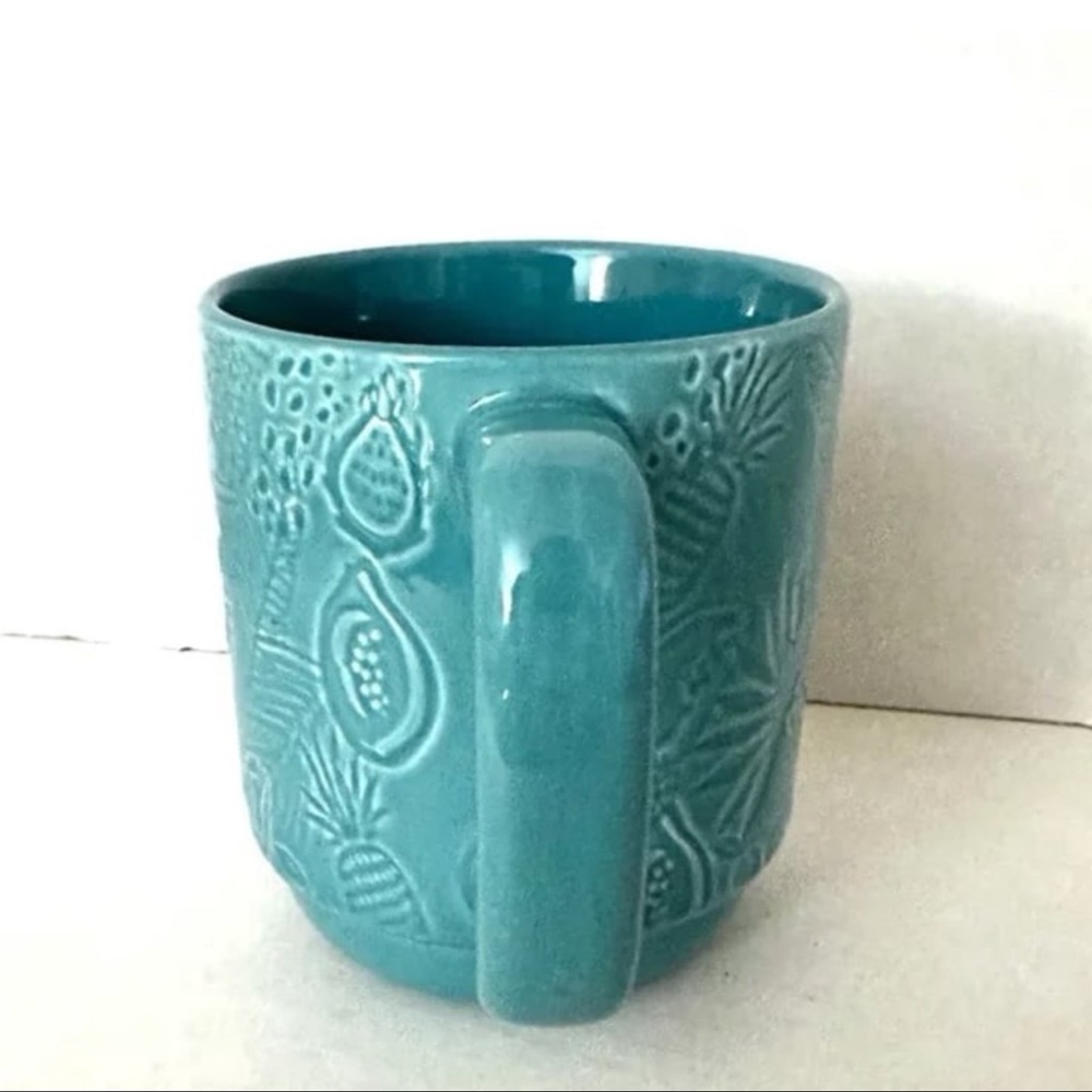 NEW Starbucks HAWAII COLLECTION CERAMIC MUG 12 fl oz Aqua Blue Tropical Ocean - Picture 5 of 5